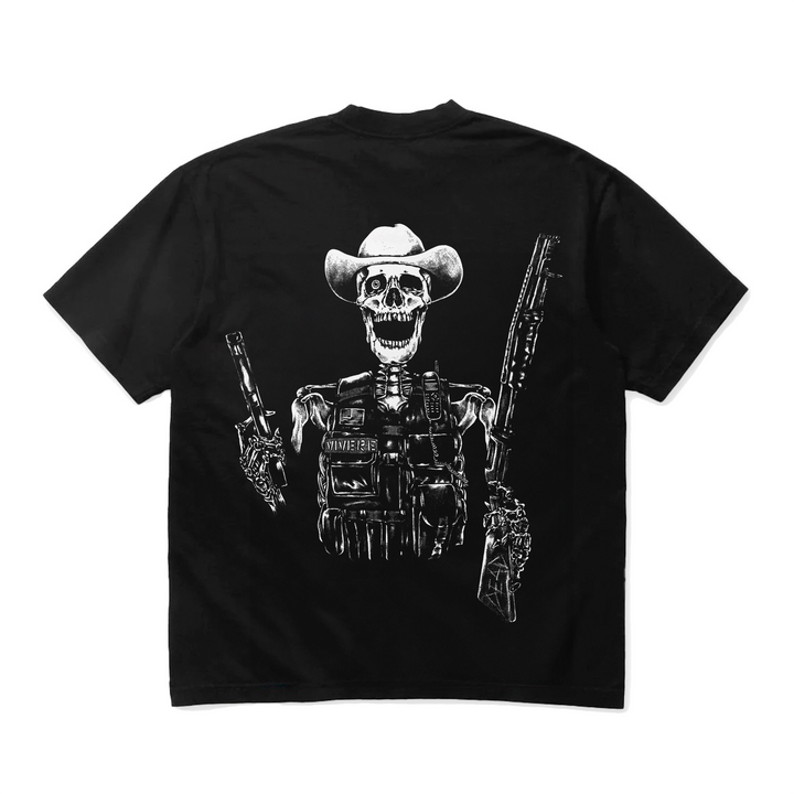 Skeleton Cowboy T-Shirt - VIVERE