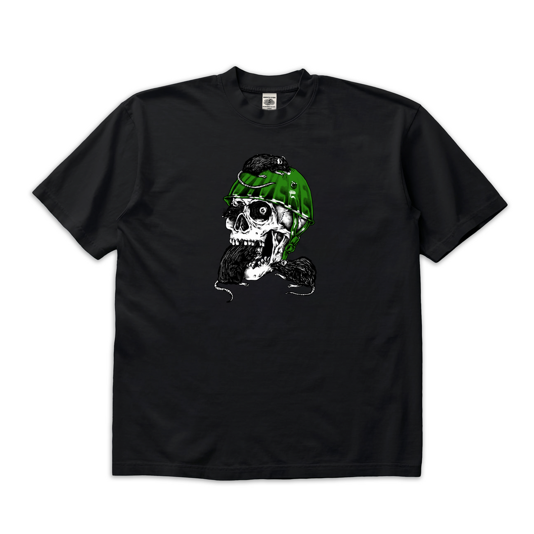 War-Head T-Shirt Black - VIVERE