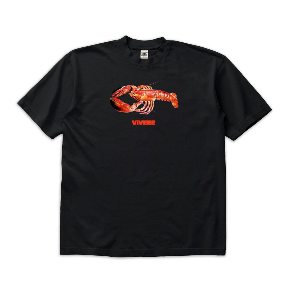 Lobster T-Shirt Black - VIVERE -